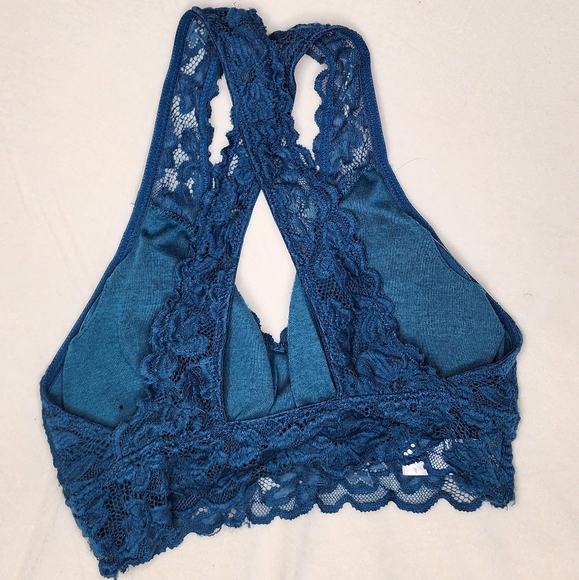 Set of 2 Lace Bralettes - Fuschia & Teal - M, S - Picture 6 of 6
